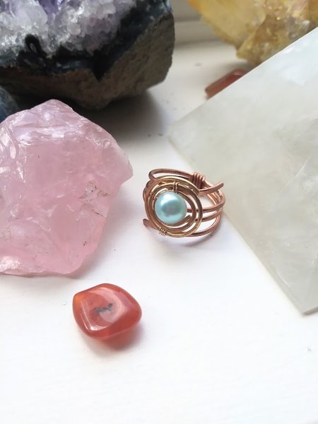 Copper and Gold Tone Ring